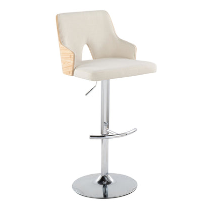 Majestic Office Furniture Adjustable Barstool - Set of 2