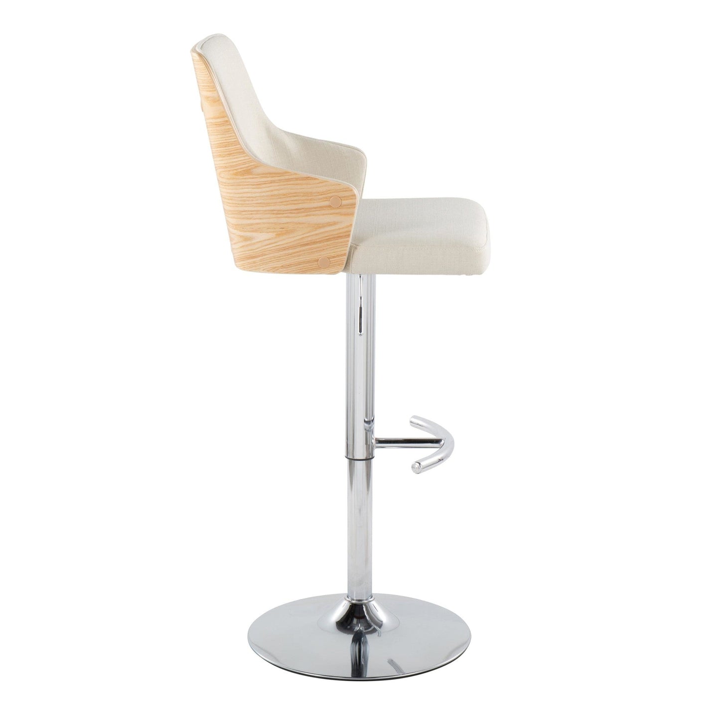 Majestic Office Furniture Adjustable Barstool - Set of 2