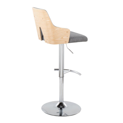 Majestic Office Furniture Adjustable Barstool - Set of 2