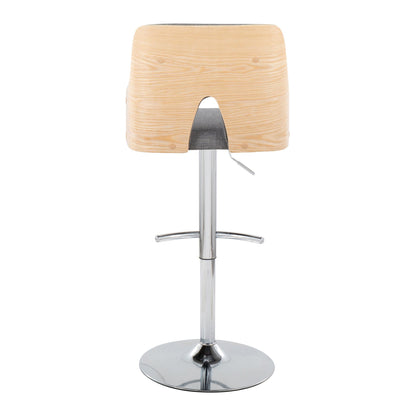 Majestic Office Furniture Adjustable Barstool - Set of 2