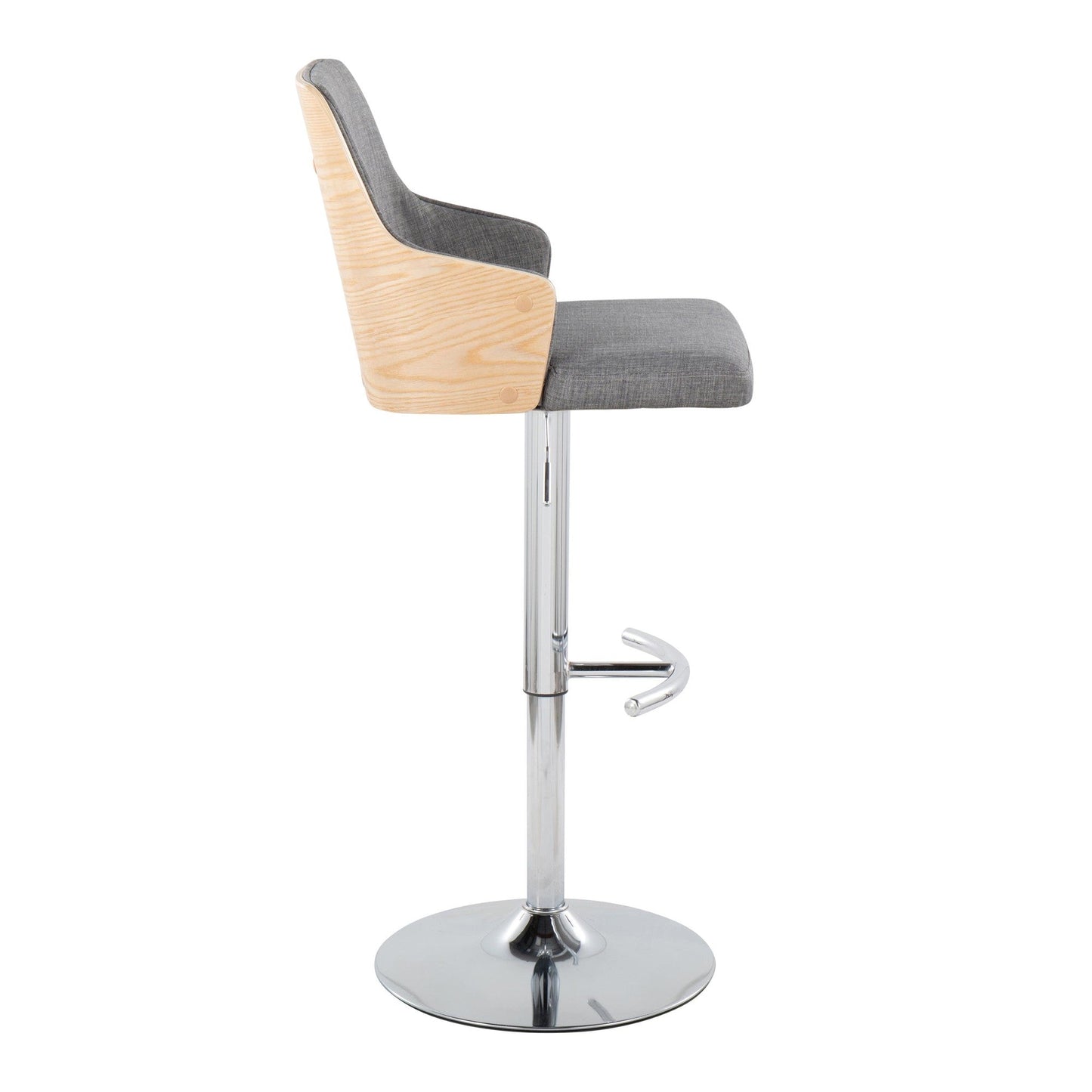 Majestic Office Furniture Adjustable Barstool - Set of 2