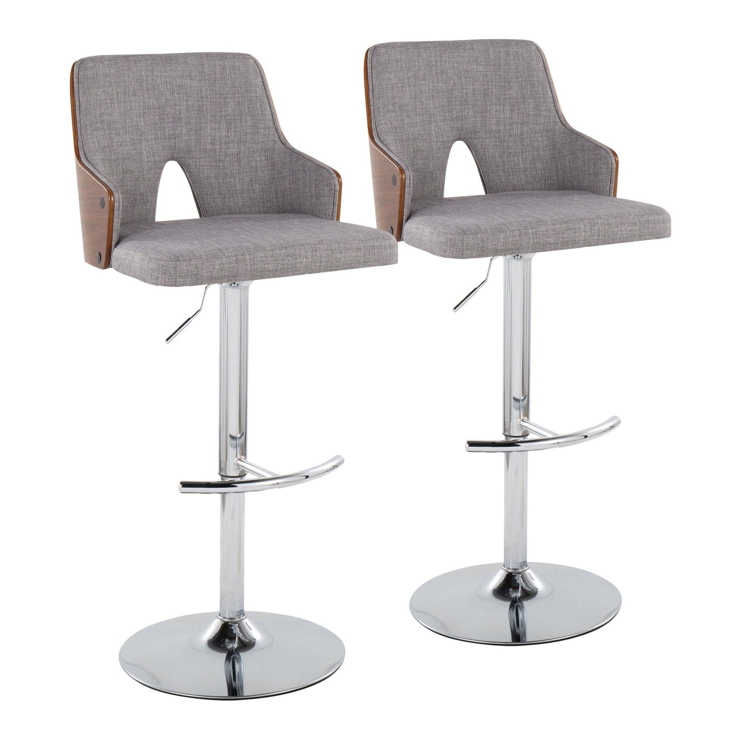 Majestic Office Furniture Adjustable Barstool - Set of 2