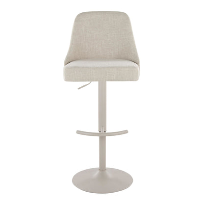 Majestic Office Furniture Marcel Adjustable Barstool - Set of 2