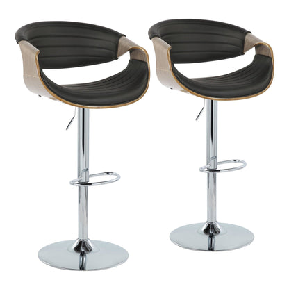 Lumisource Symphony Adjustable Barstool - Set of 2