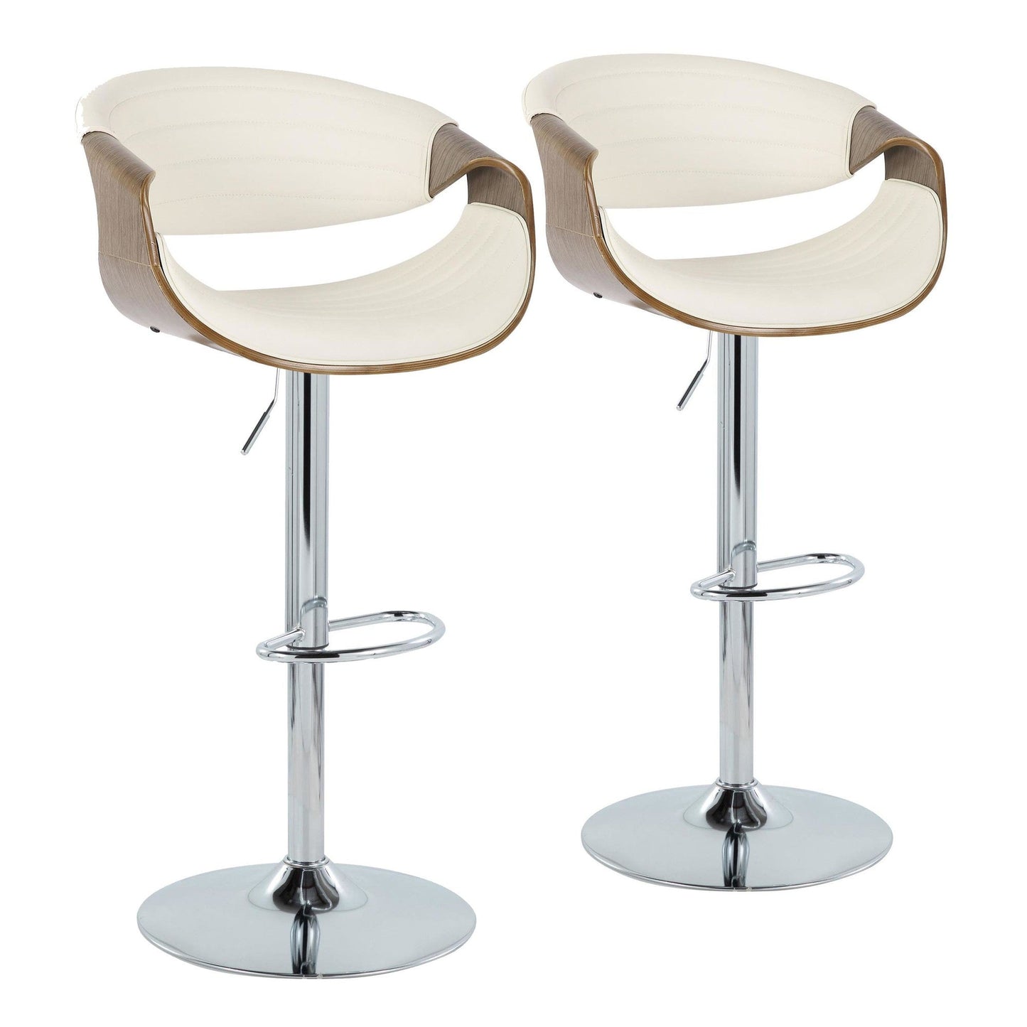 Lumisource Symphony Adjustable Barstool - Set of 2
