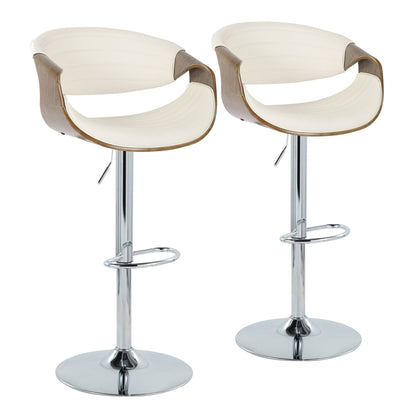 Lumisource Symphony Adjustable Barstool - Set of 2