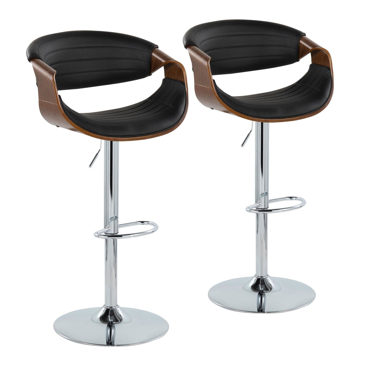 Lumisource Symphony Adjustable Barstool - Set of 2