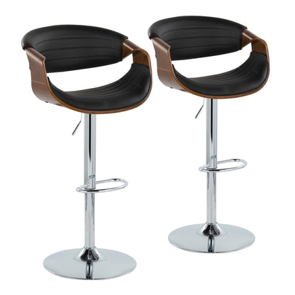 Lumisource Symphony Adjustable Barstool - Set of 2