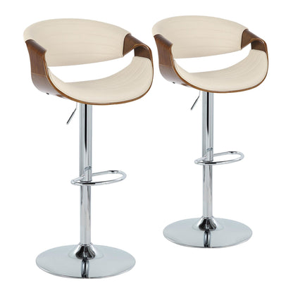 Lumisource Symphony Adjustable Barstool - Set of 2