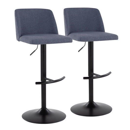 Majestic Office Furniture Adjustable Barstool - Set of 2