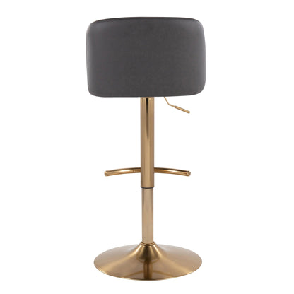Majestic Office Furniture Adjustable Barstool - Set of 2