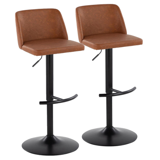Majestic Office Furniture Adjustable Barstool - Set of 2