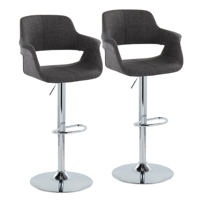 Majestic Office Furniture Flair Adjustable Barstool - Set of 2