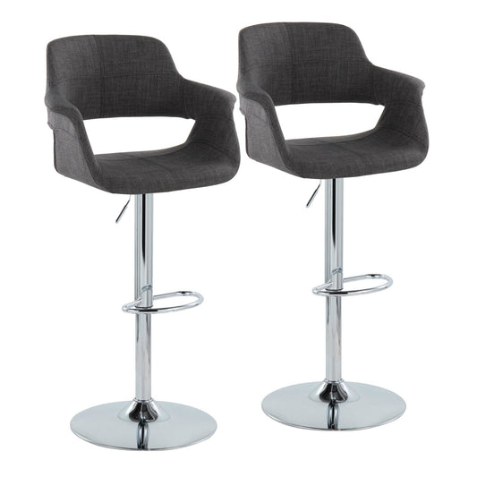 Majestic Office Furniture Flair Adjustable Barstool - Set of 2