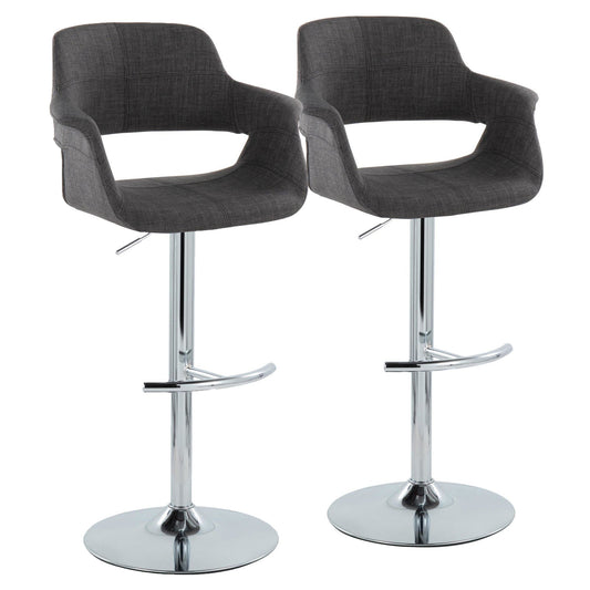 Majestic Office Furniture Flair Adjustable Barstool - Set of 2