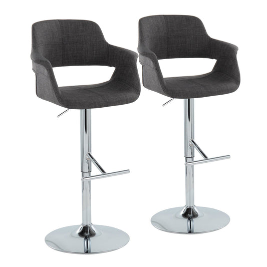 Majestic Office Furniture Flair Adjustable Barstool - Set of 2