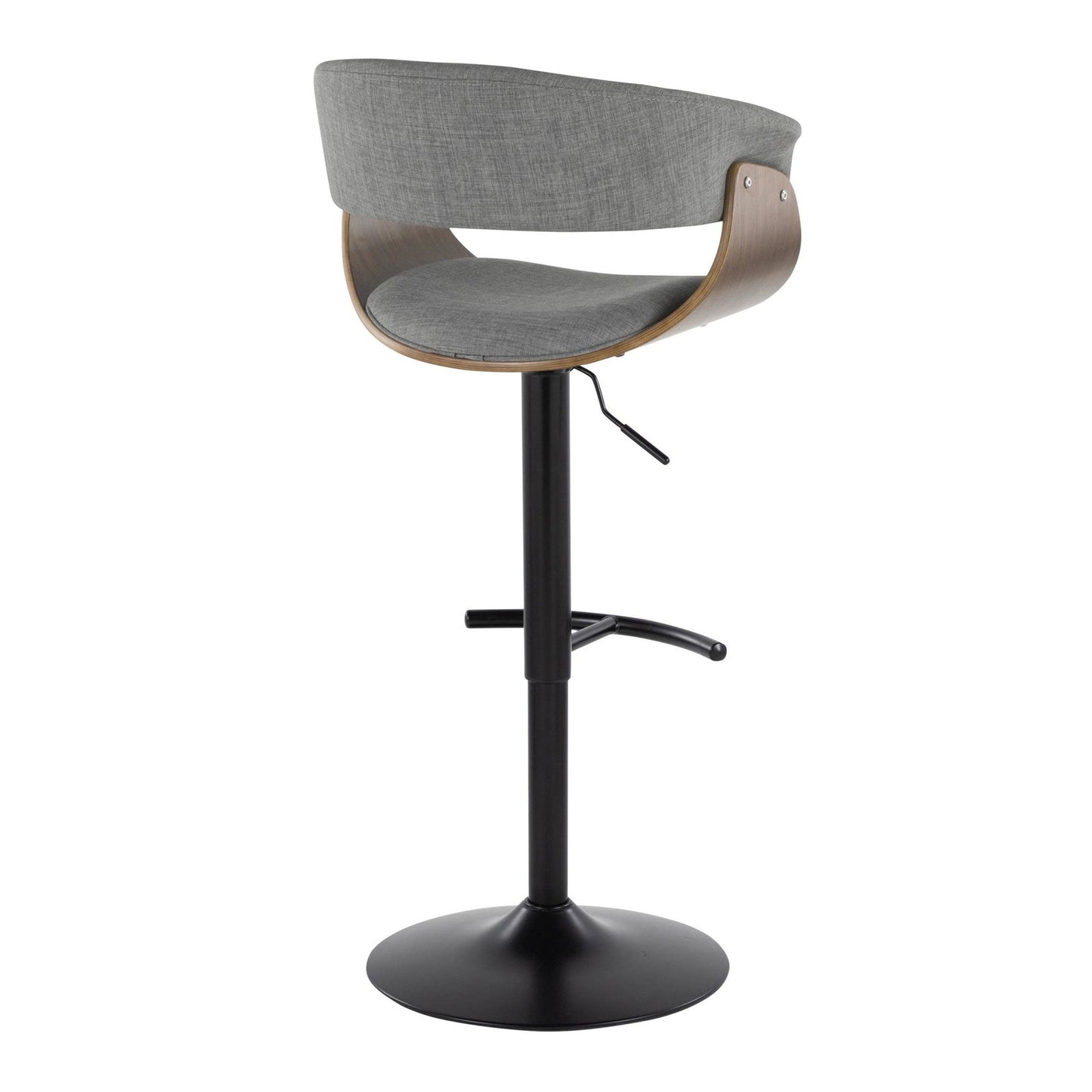 Lumisource Vintage Mod Adjustable Barstool - Set of 2