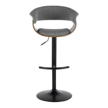 Lumisource Vintage Mod Adjustable Barstool - Set of 2