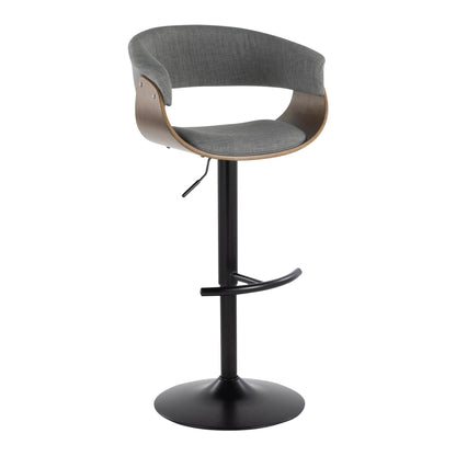 Lumisource Vintage Mod Adjustable Barstool - Set of 2