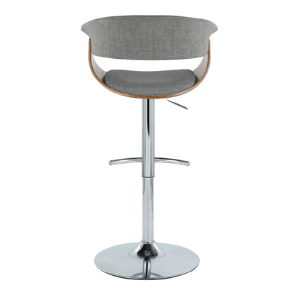 Lumisource Vintage Mod Adjustable Barstool - Set of 2