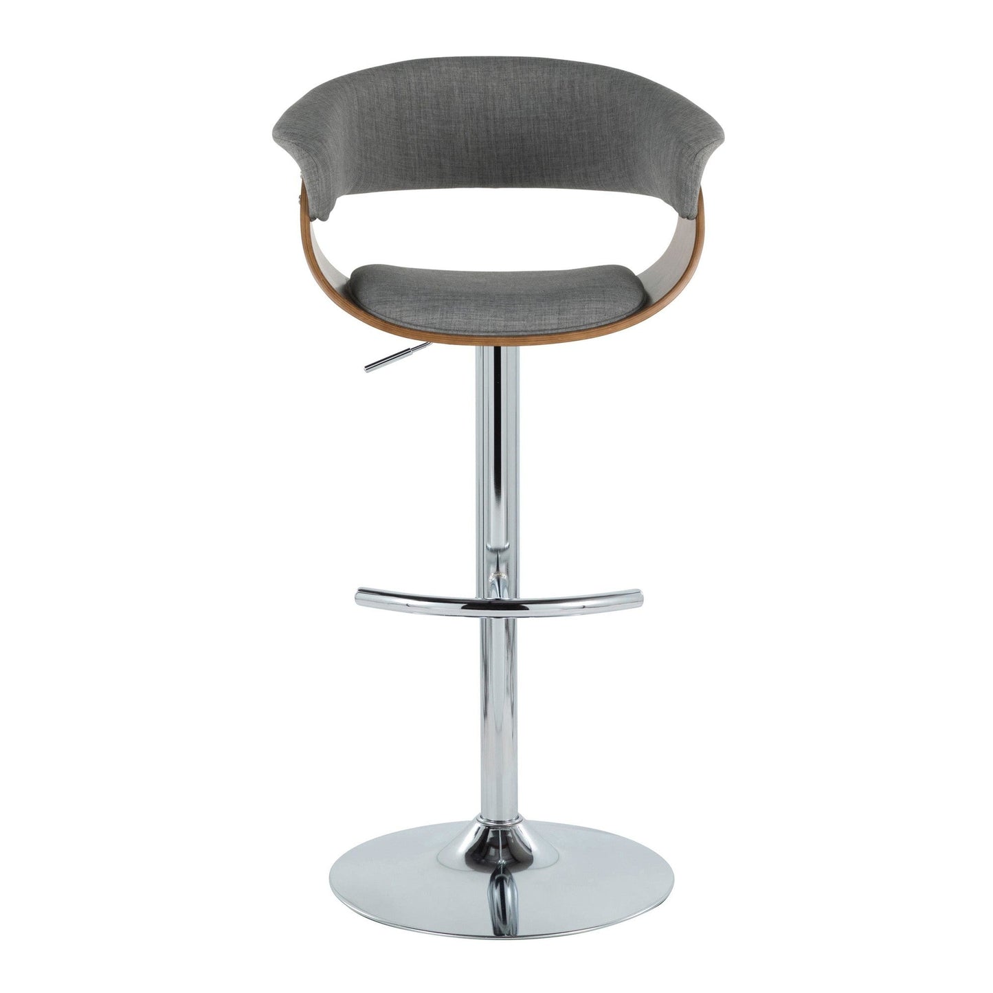 Lumisource Vintage Mod Adjustable Barstool - Set of 2