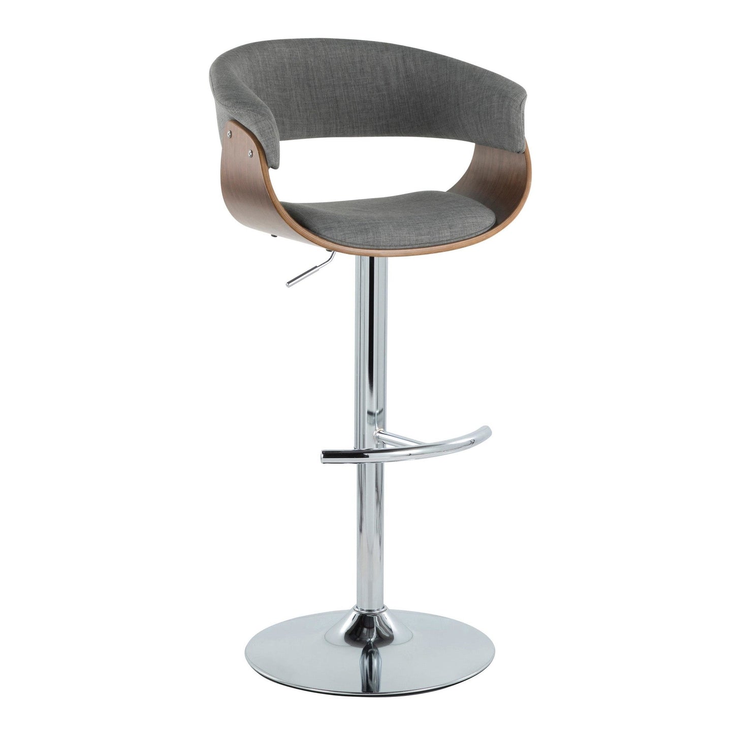 Lumisource Vintage Mod Adjustable Barstool - Set of 2