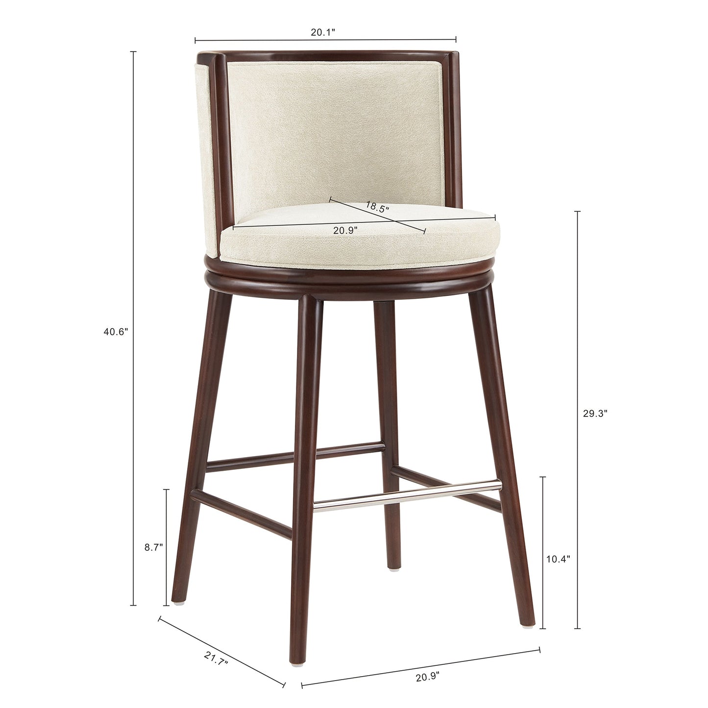 Manhattan Comfort Evalyn Barstool