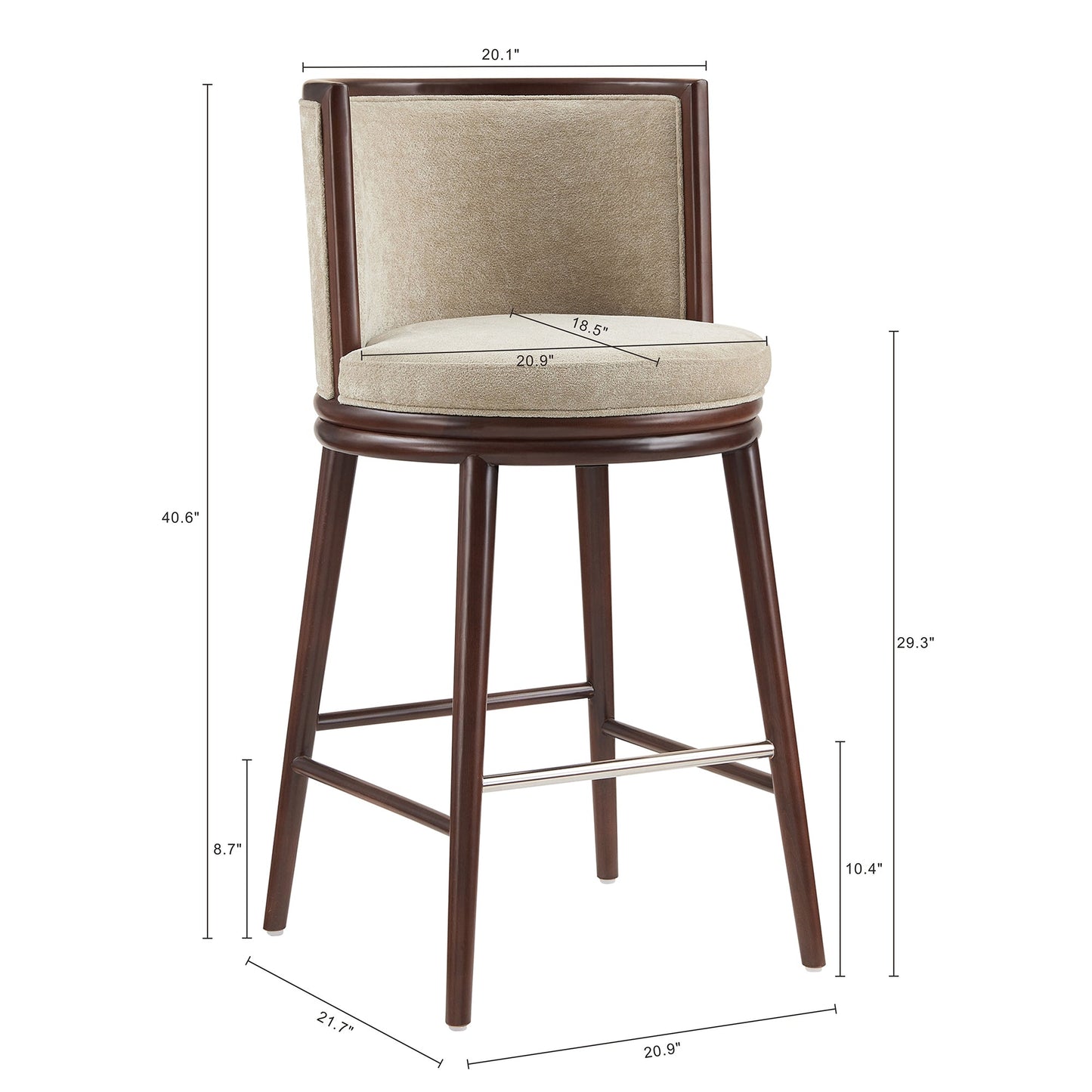Manhattan Comfort Evalyn Barstool