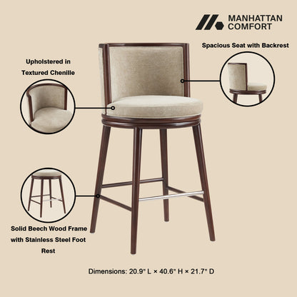 Manhattan Comfort Evalyn Barstool