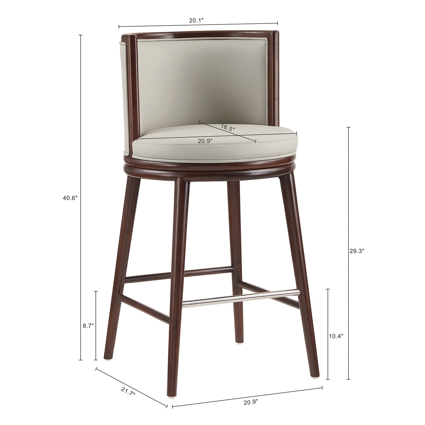 Manhattan Comfort Evalyn Barstool