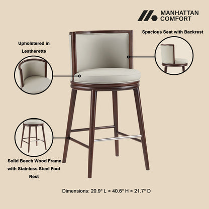 Manhattan Comfort Evalyn Barstool