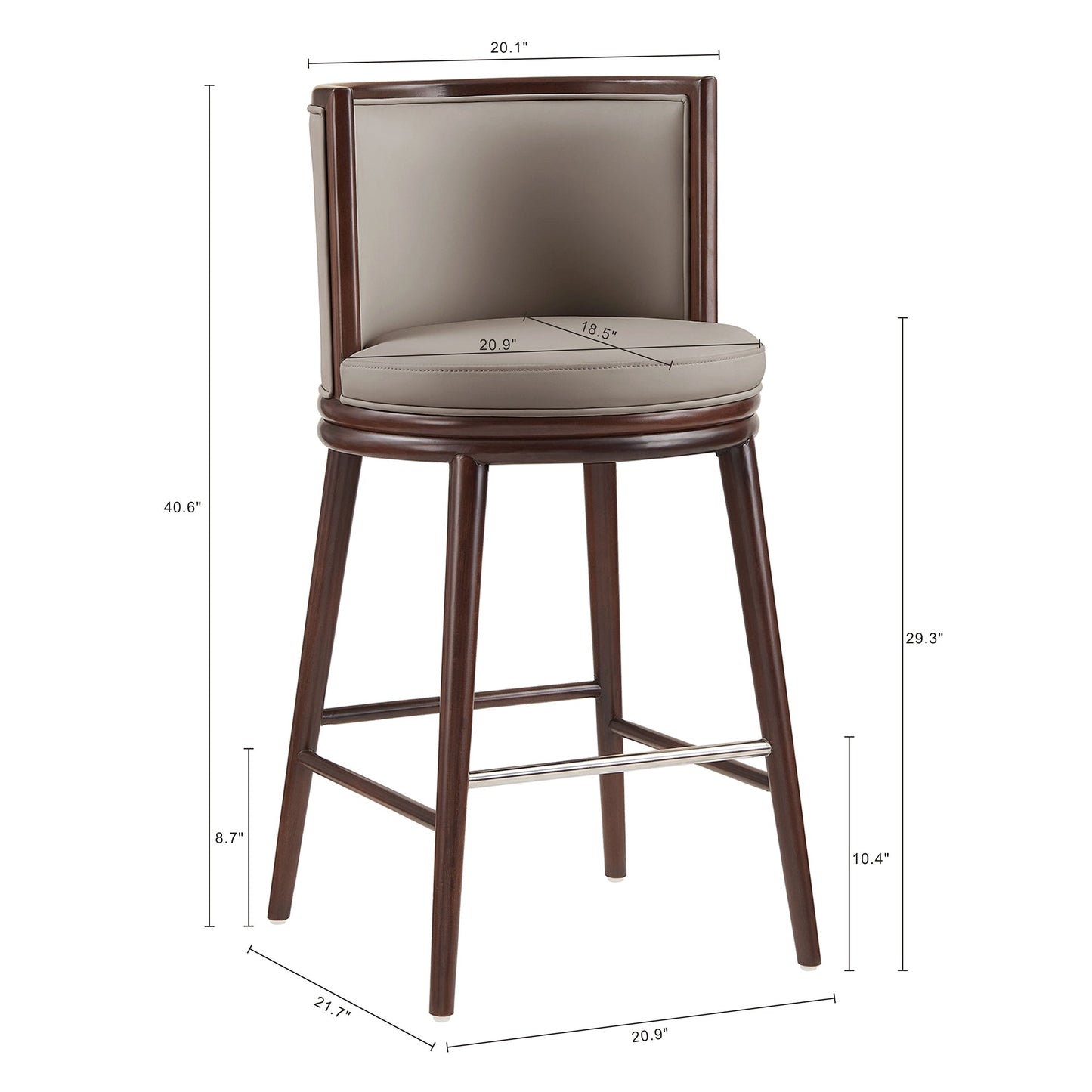 Manhattan Comfort Evalyn Barstool