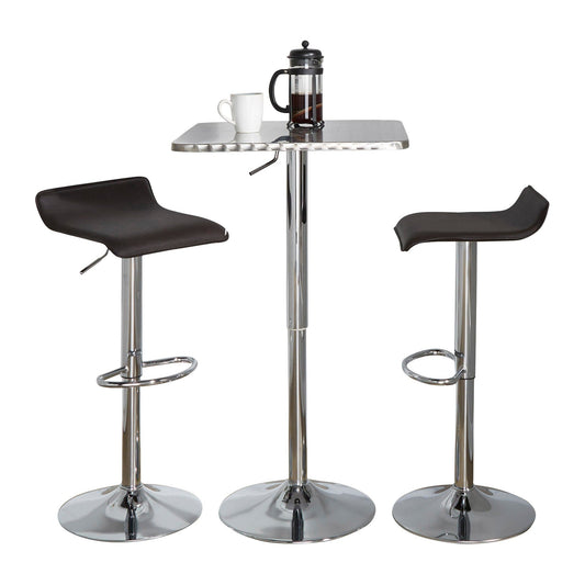 Majestic Office Furniture Square-ale Bar Set - 3 Piece