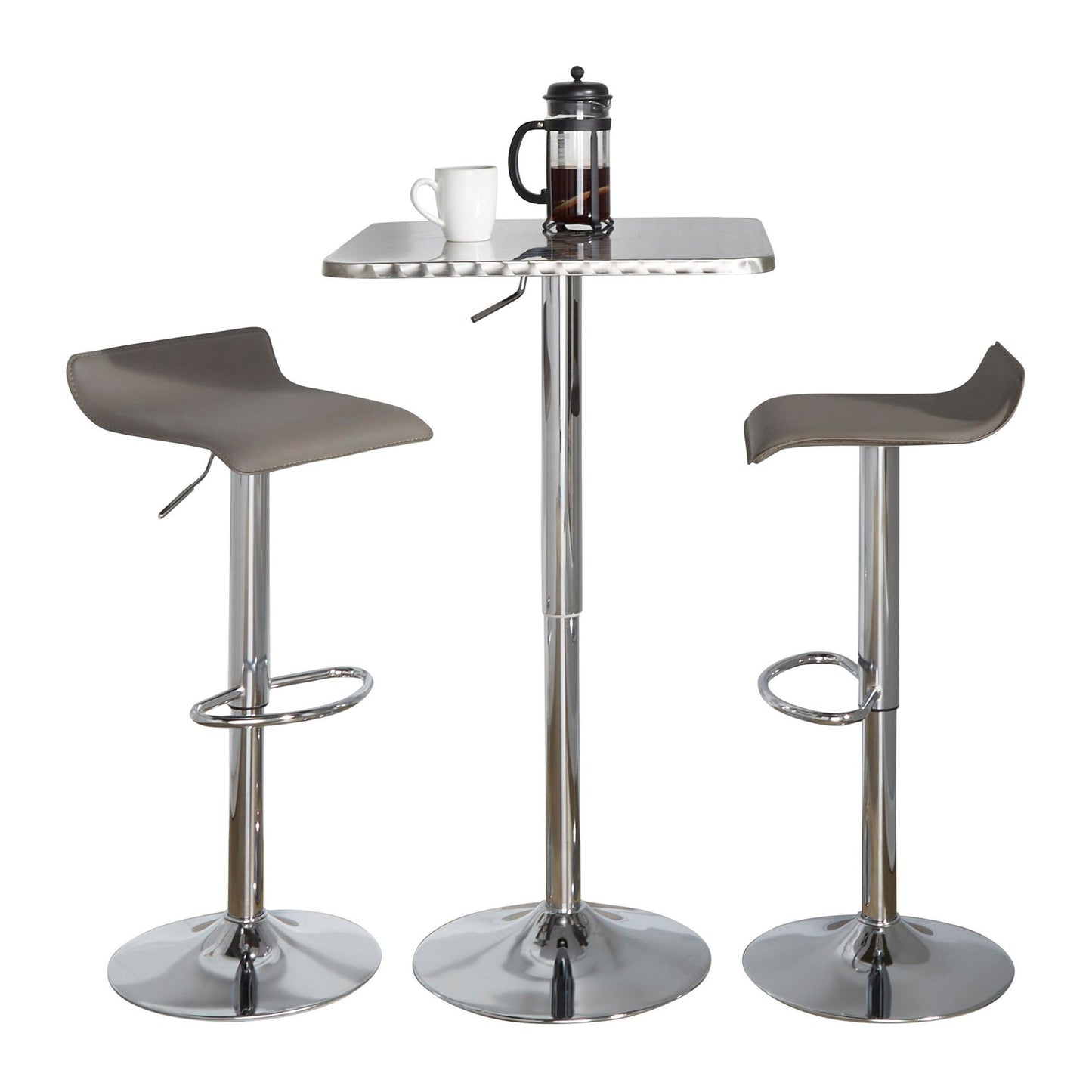Majestic Office Furniture Square-ale Bar Set - 3 Piece