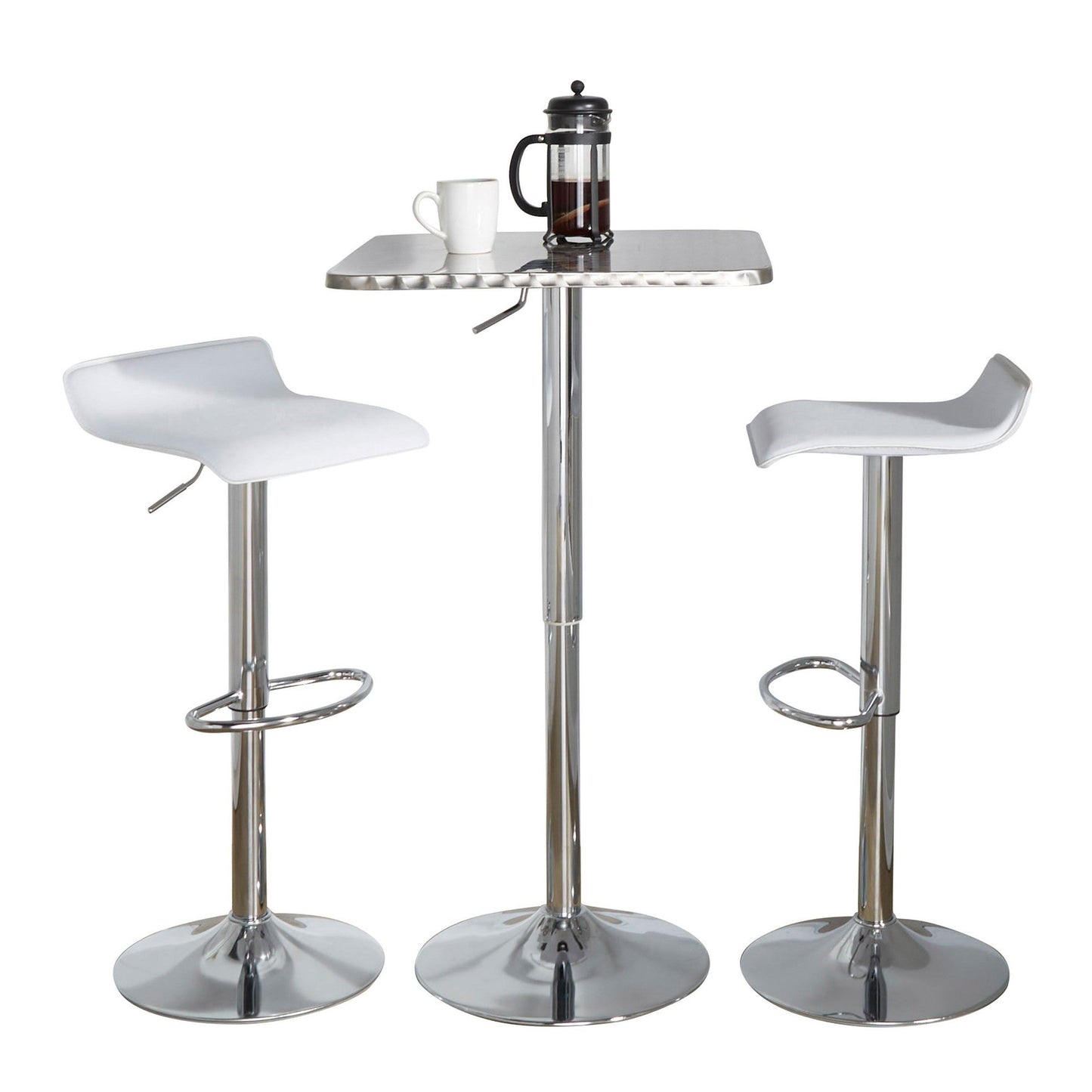 Majestic Office Furniture Square-ale Bar Set - 3 Piece