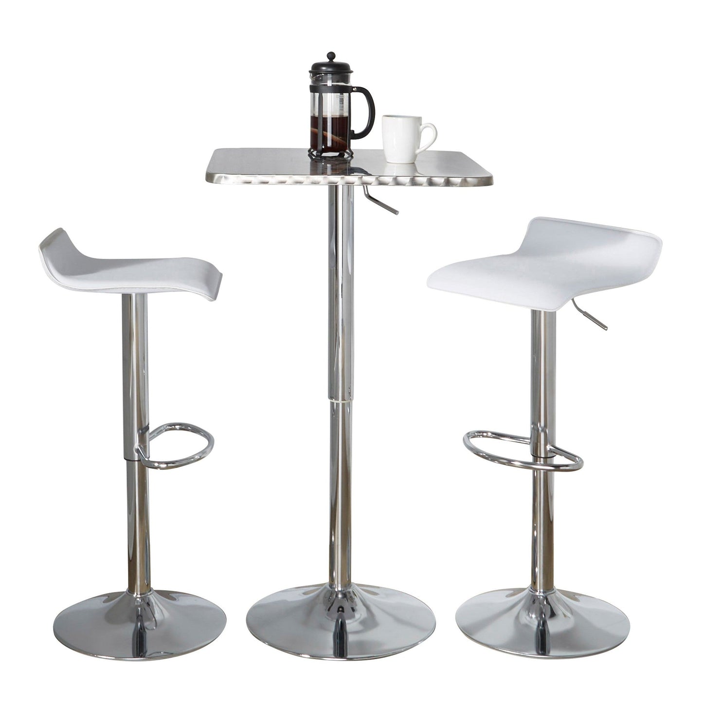 Majestic Office Furniture Square-ale Bar Set - 3 Piece