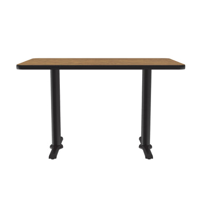 Majestic Office Furniture Deluxe High-Pressure Cafe and Breakroom Table with Cast Iron Base