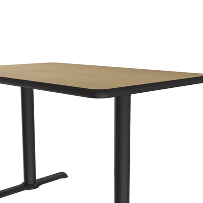 Majestic Office Furniture Deluxe High-Pressure Cafe and Breakroom Table with Cast Iron Base