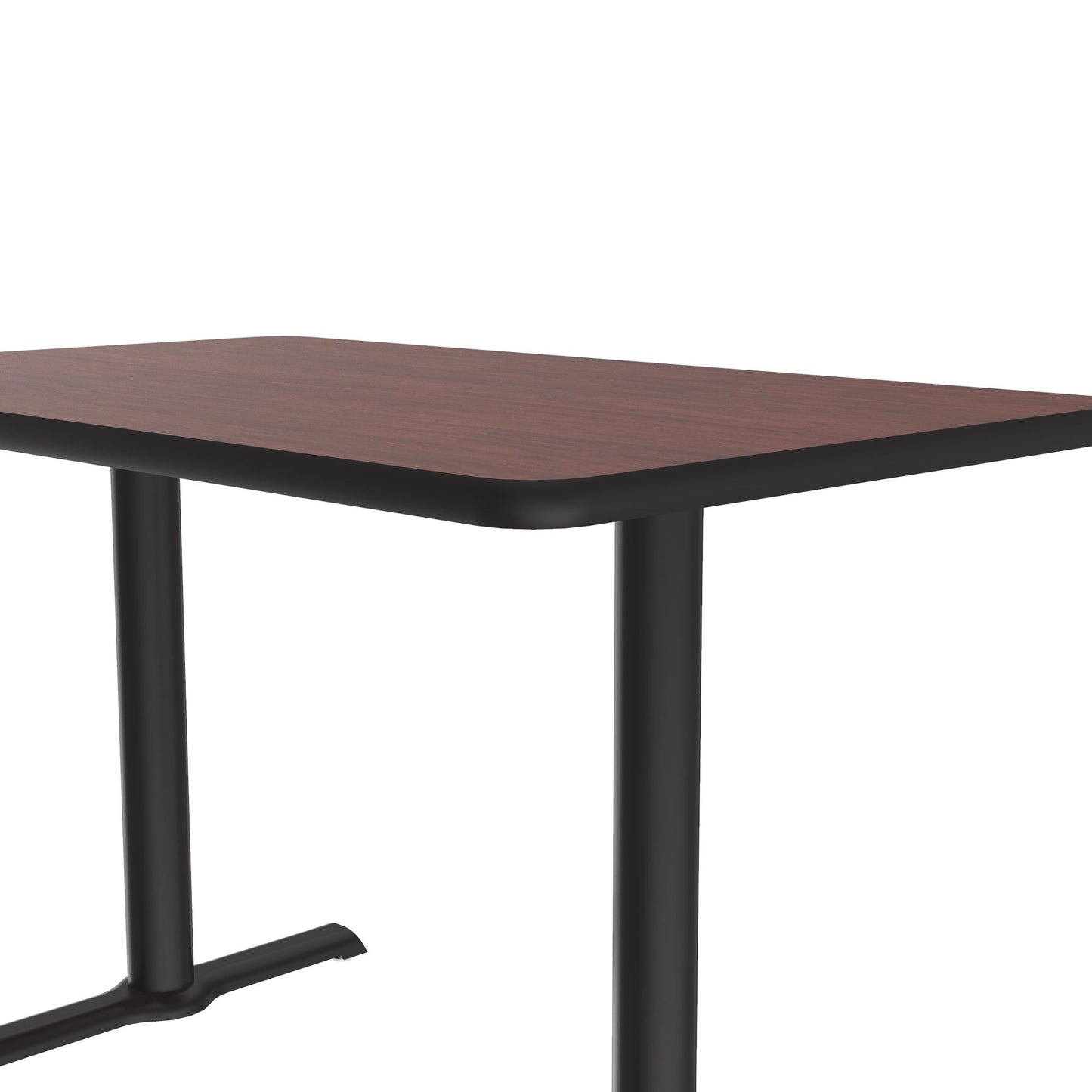 Majestic Office Furniture Deluxe High-Pressure Cafe and Breakroom Table with Cast Iron Base