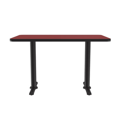 Majestic Office Furniture Deluxe High-Pressure Cafe and Breakroom Table with Cast Iron Base