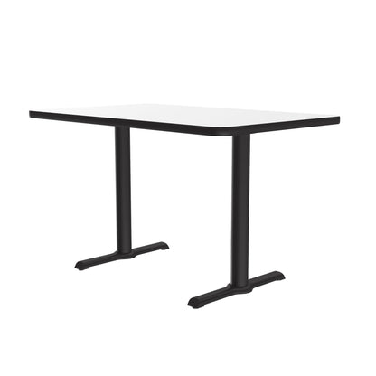 Majestic Office Furniture Deluxe High-Pressure Cafe and Breakroom Table with Cast Iron Base