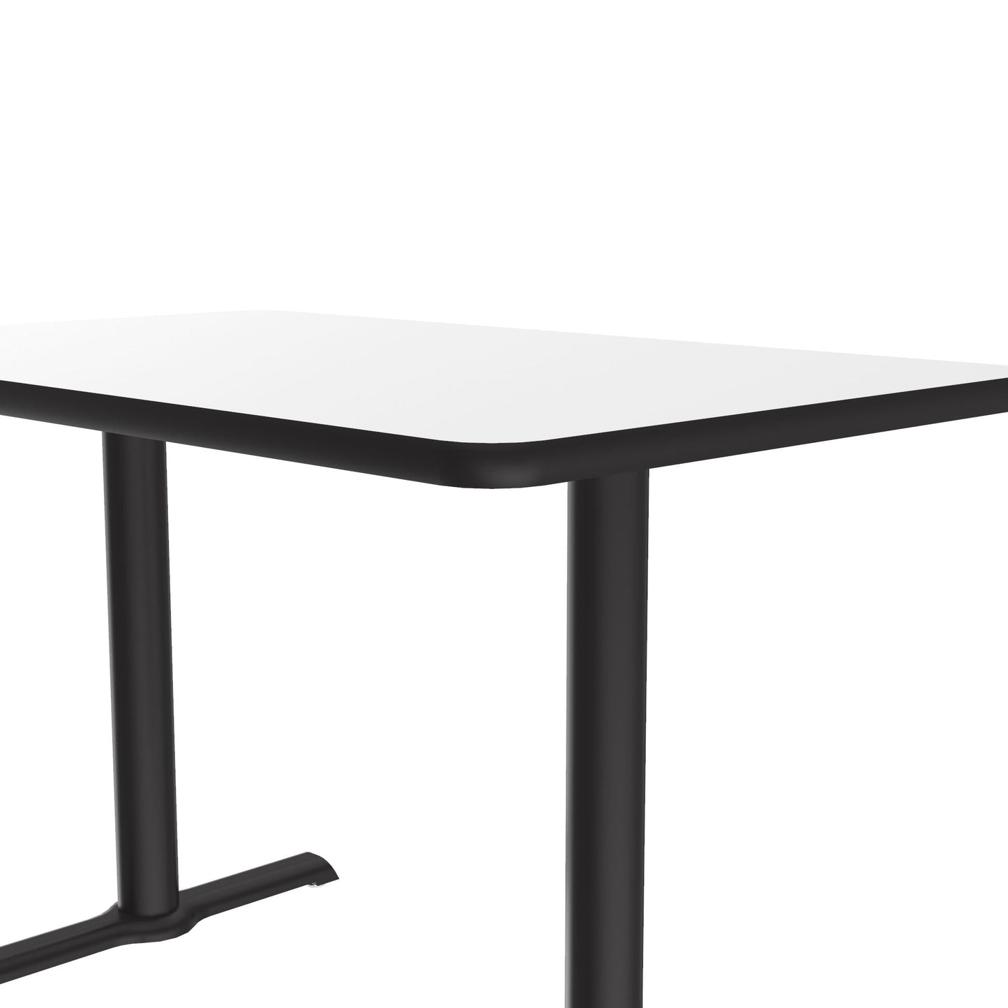 Majestic Office Furniture Deluxe High-Pressure Cafe and Breakroom Table with Cast Iron Base