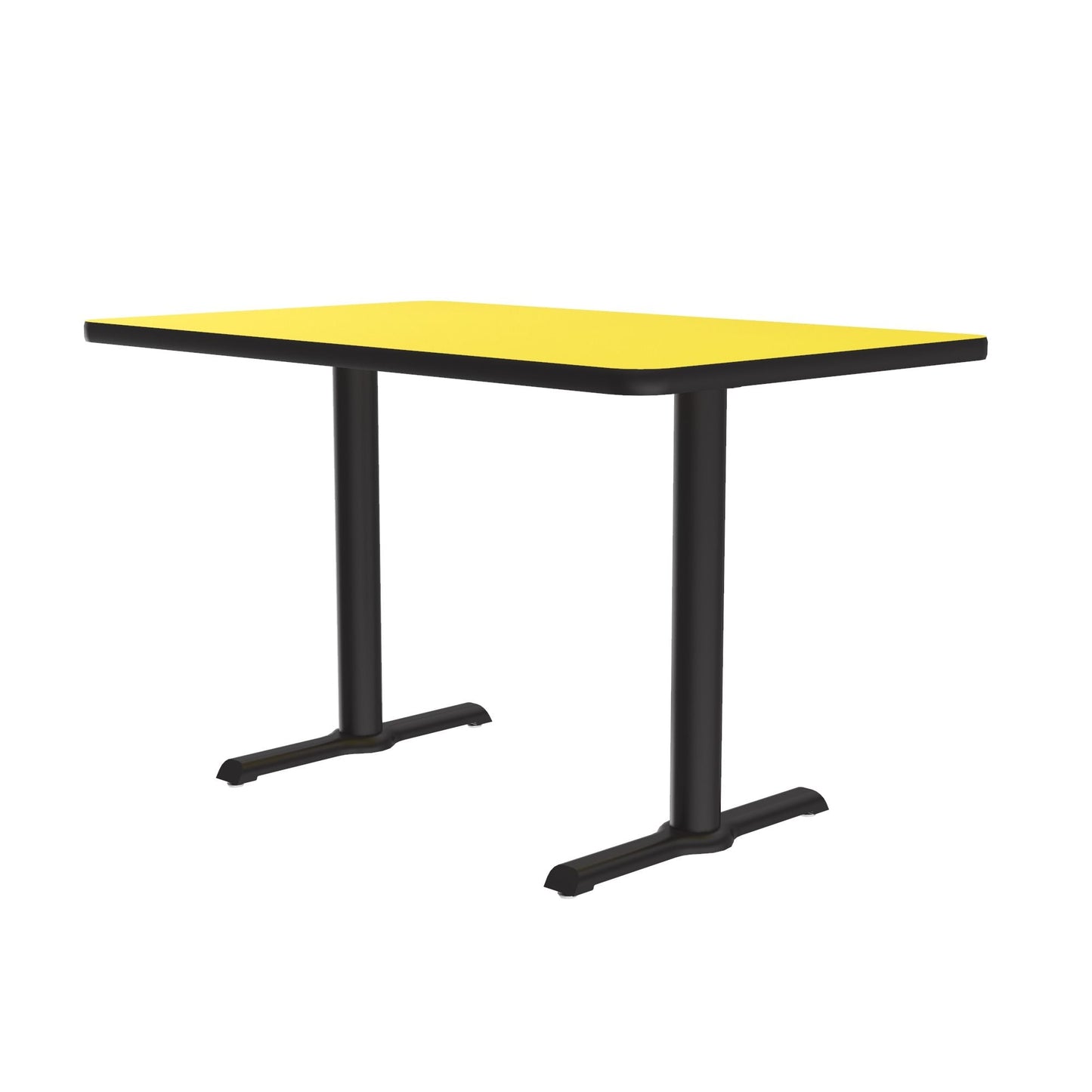 Majestic Office Furniture Deluxe High-Pressure Cafe and Breakroom Table with Cast Iron Base