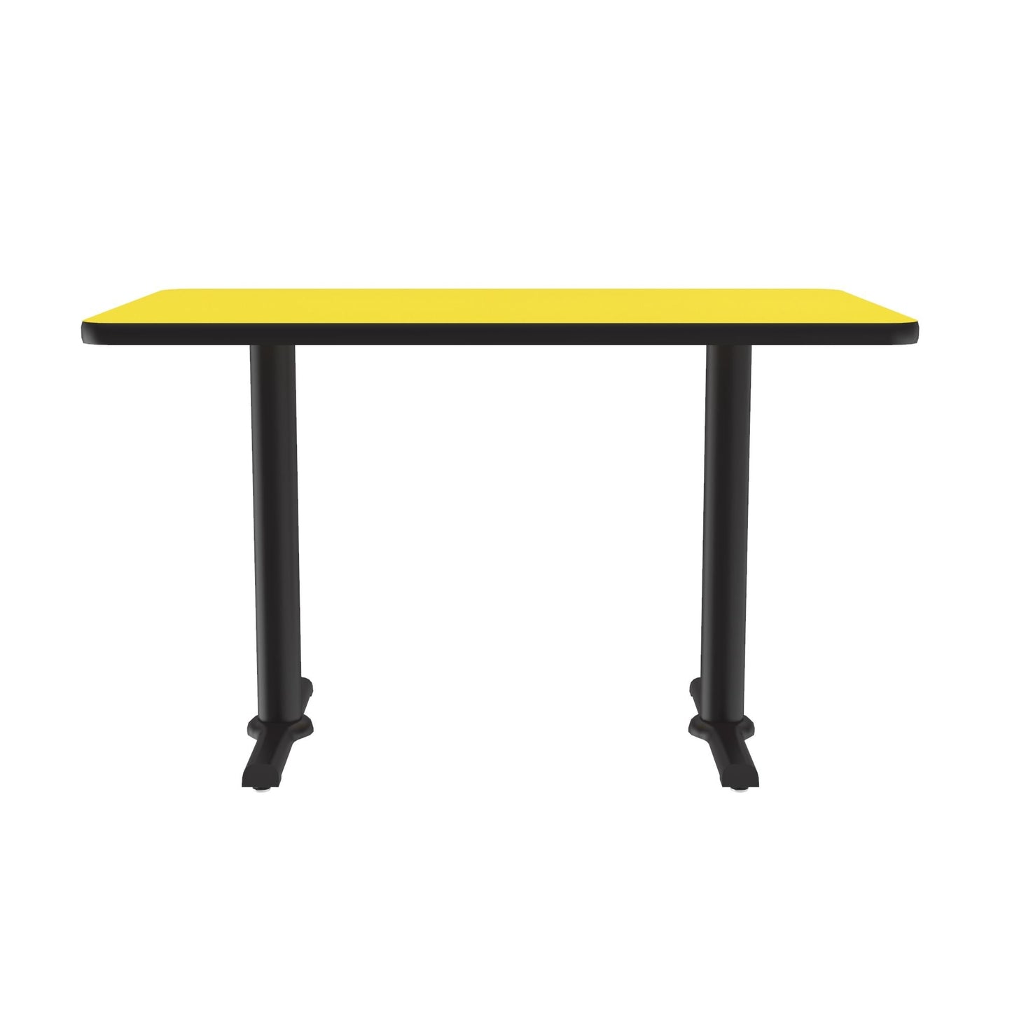 Majestic Office Furniture Deluxe High-Pressure Cafe and Breakroom Table with Cast Iron Base
