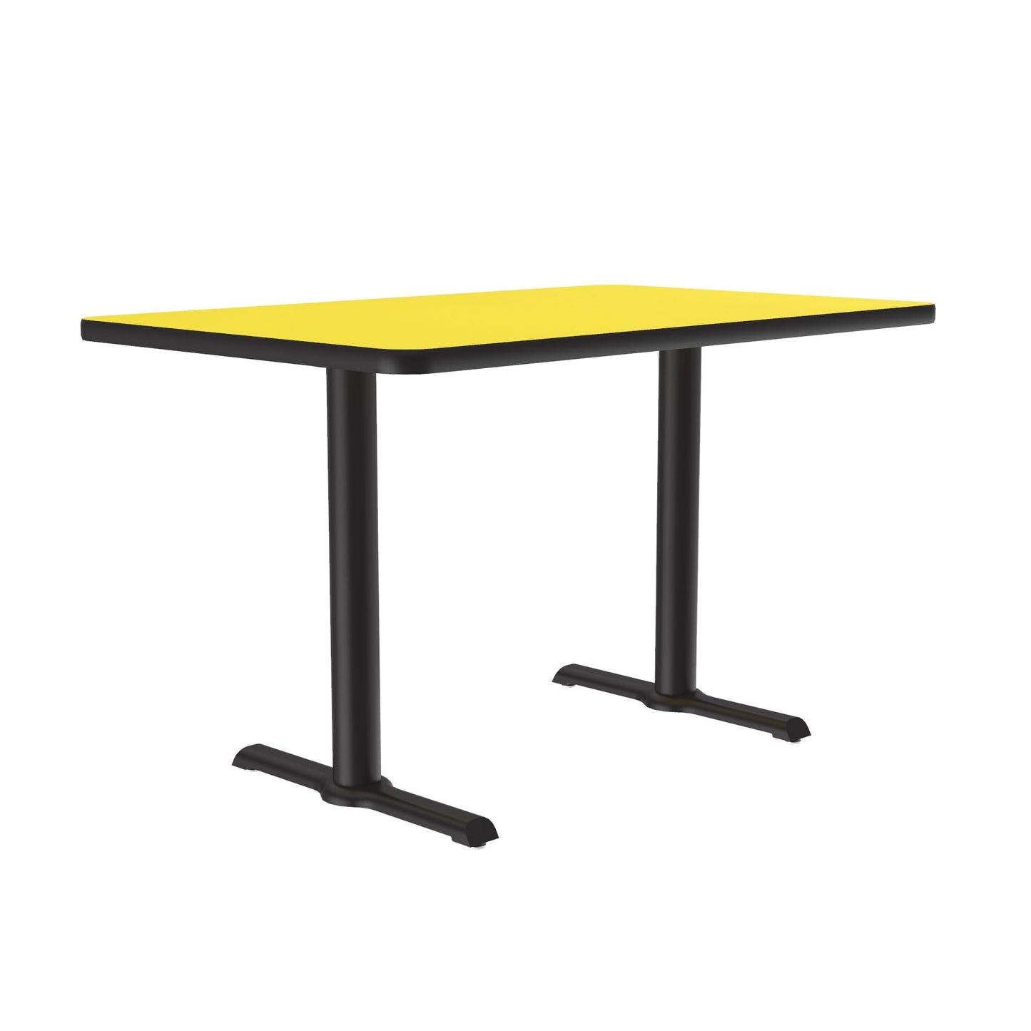 Majestic Office Furniture Deluxe High-Pressure Cafe and Breakroom Table with Cast Iron Base