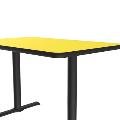 Majestic Office Furniture Deluxe High-Pressure Cafe and Breakroom Table with Cast Iron Base