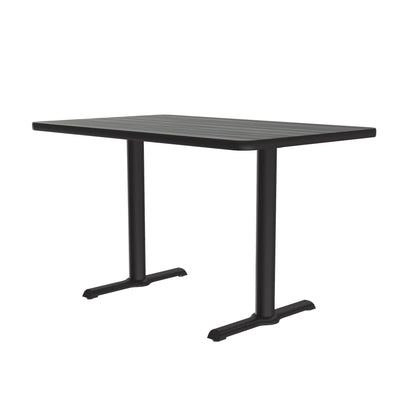 Majestic Office Furniture Deluxe High-Pressure Cafe and Breakroom Table with Cast Iron Base