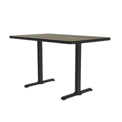 Majestic Office Furniture Deluxe High-Pressure Cafe and Breakroom Table with Cast Iron Base