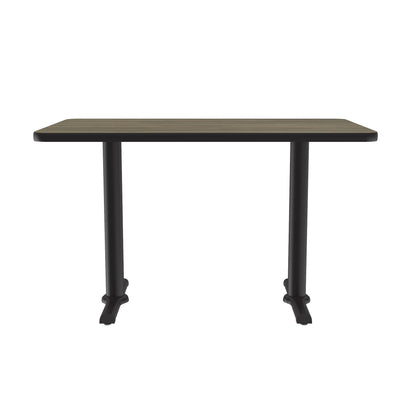 Majestic Office Furniture Deluxe High-Pressure Cafe and Breakroom Table with Cast Iron Base