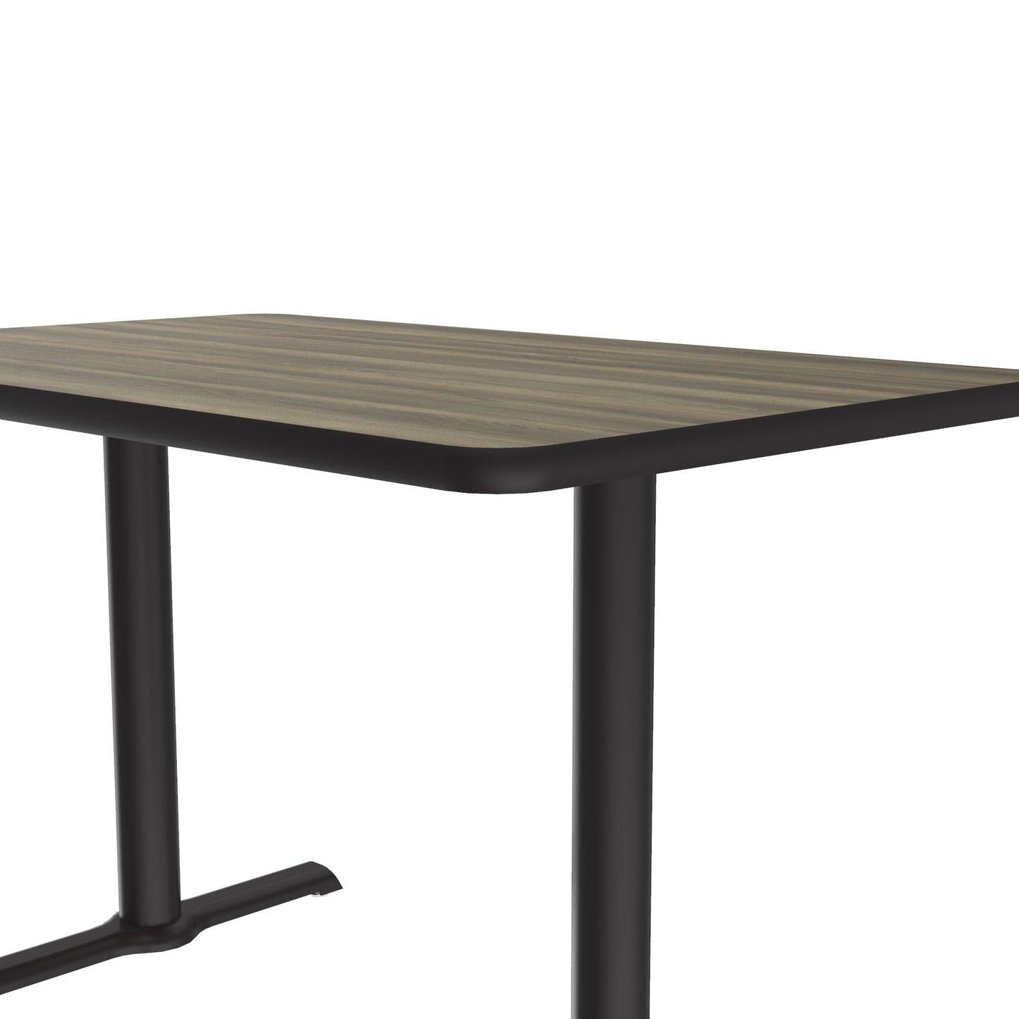Majestic Office Furniture Deluxe High-Pressure Cafe and Breakroom Table with Cast Iron Base